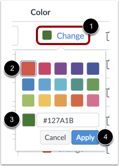 Customize Proficiency Color