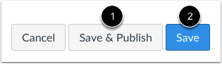 Save and Publish Assignment