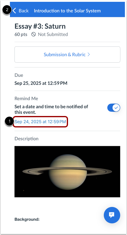 Close Assignment or Event