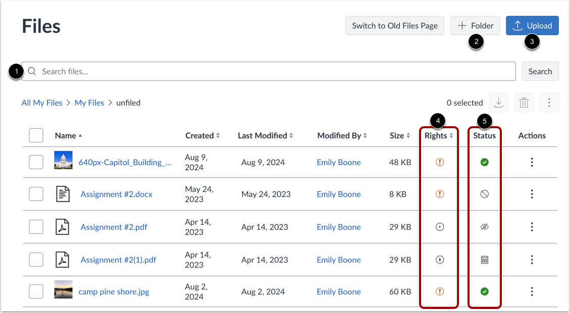 Manage Files or Folders