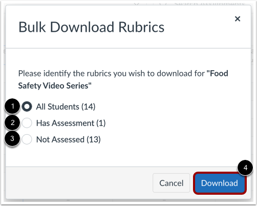 Download Rubrics