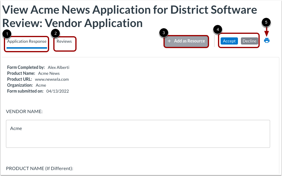 Manage Response Details