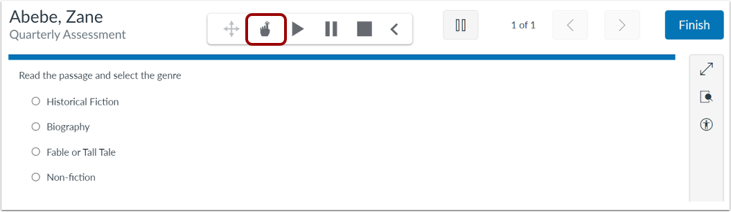 Enable Click to Read Mode
