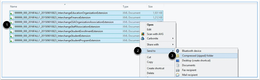 Create ZIP File of Your XML Files