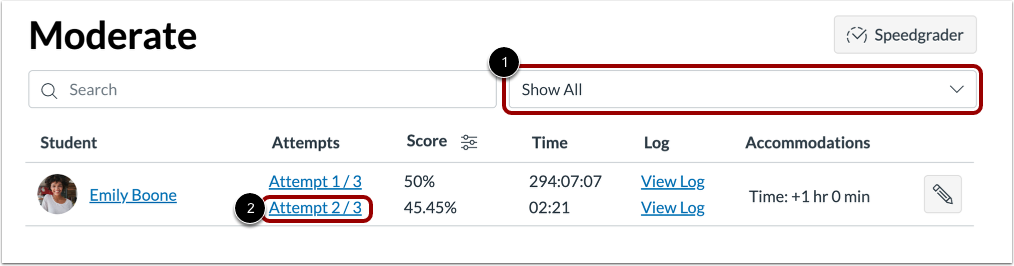 View Failed Autograding