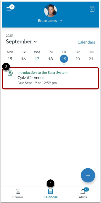Set Reminder from Calendar