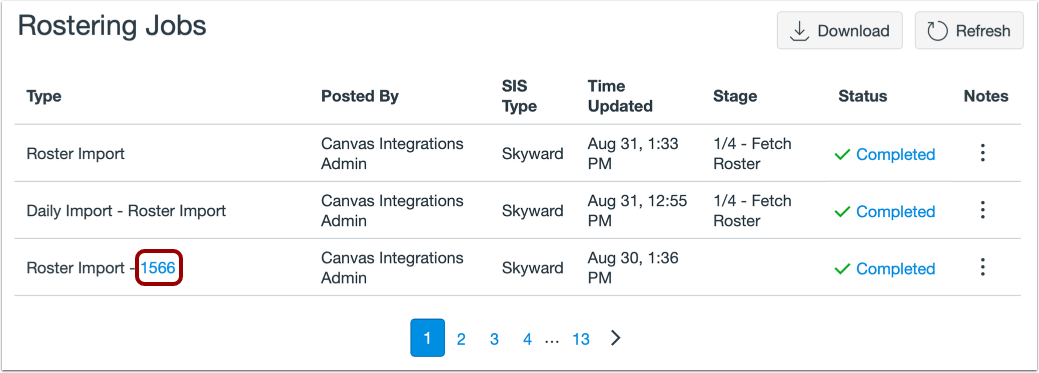 Open Rostering Job Details