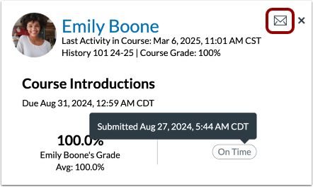 View Student Comparison