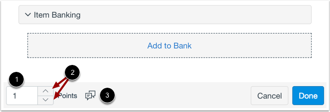 Add Point Value and Feedback