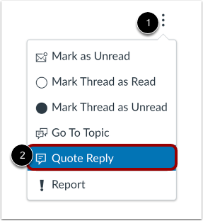Quote Discussion Replies