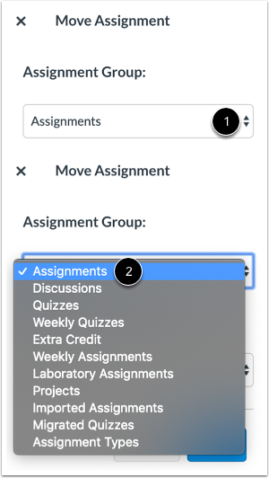 Select Assignment Group