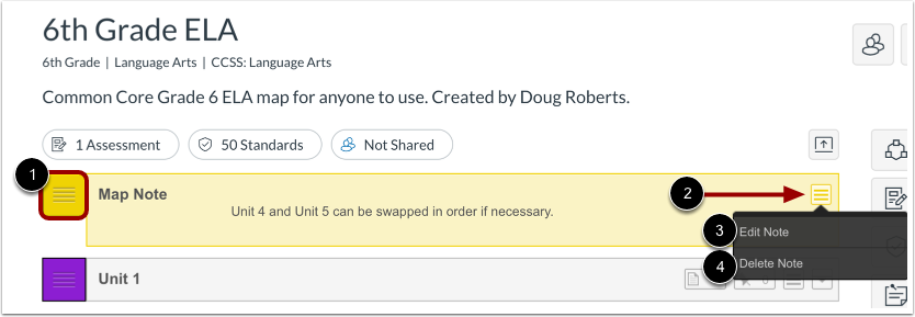 View Curriculum Map Notes
