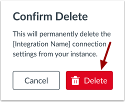 Confirm Delete