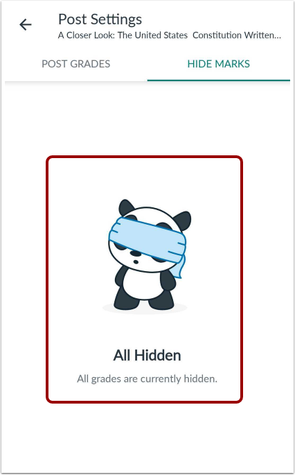 View All Grades Posted