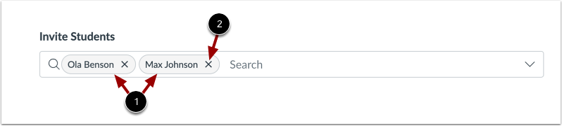 View Invited Students