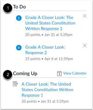 View Sidebar Sections