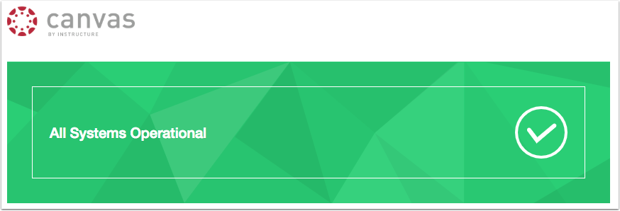 View Canvas Status Page