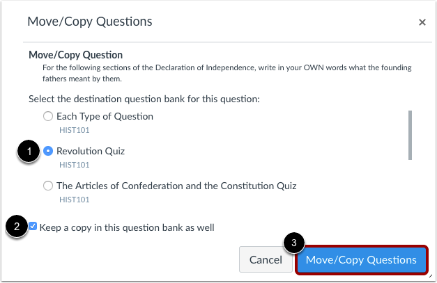 Select Question Bank