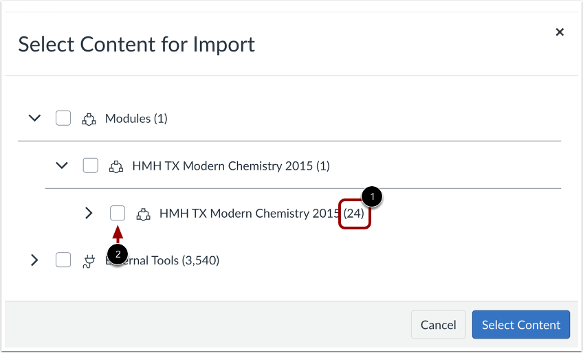 Select All Group Content