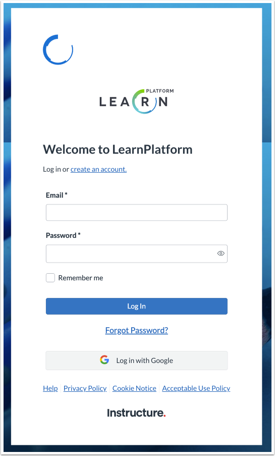 View Login Page