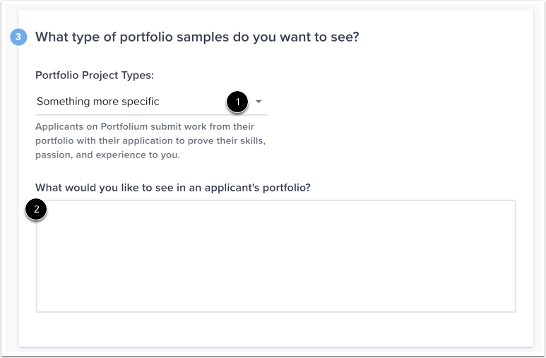 Set Portfolio Project Types
