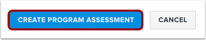 Create Program Assessment