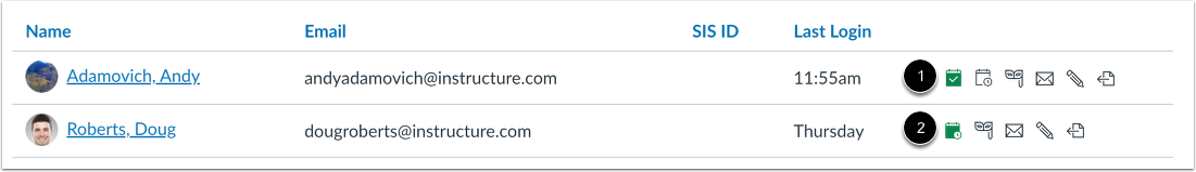 Manage Temporary Enrollments