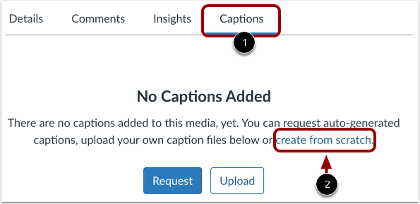 Open Create Captions