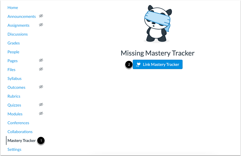 Link Mastery Tracker to Course
