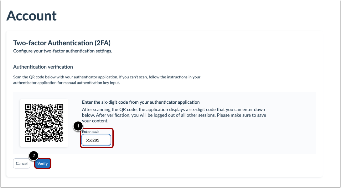 Authentication Verification