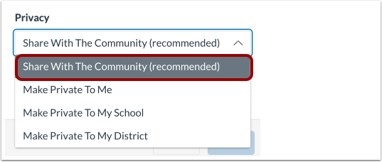 Share With The Community