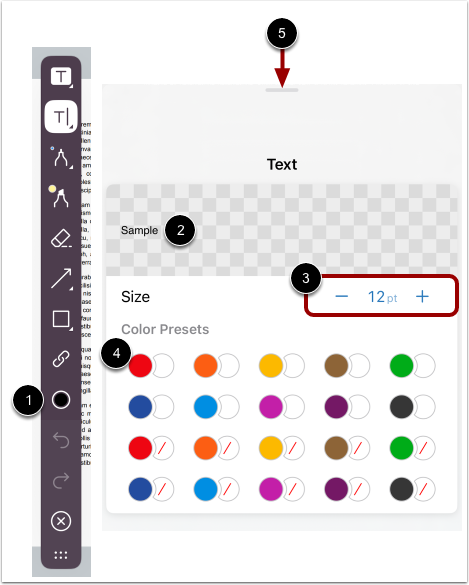 Select Free Text Formatting