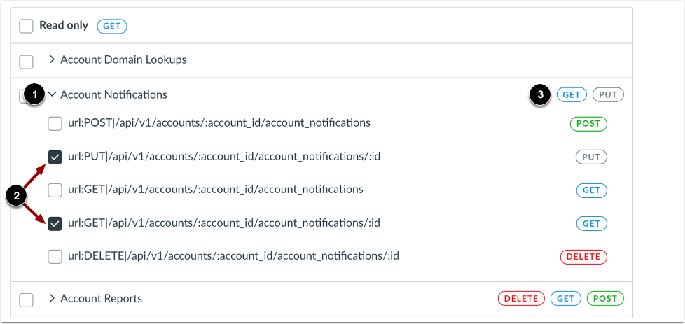 Select Individual Endpoints