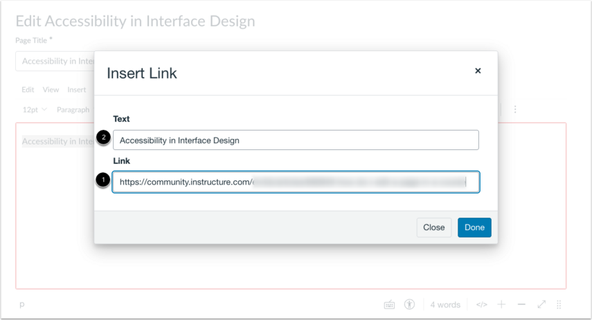 Canvas Inset Page How do I edit a page in Canvas Career? - Instructure Community