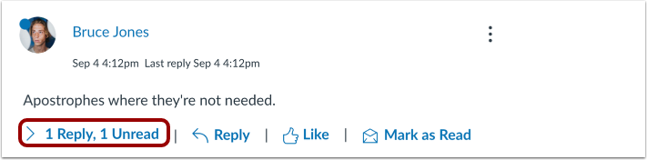 View Inline Discussion Thread Replies