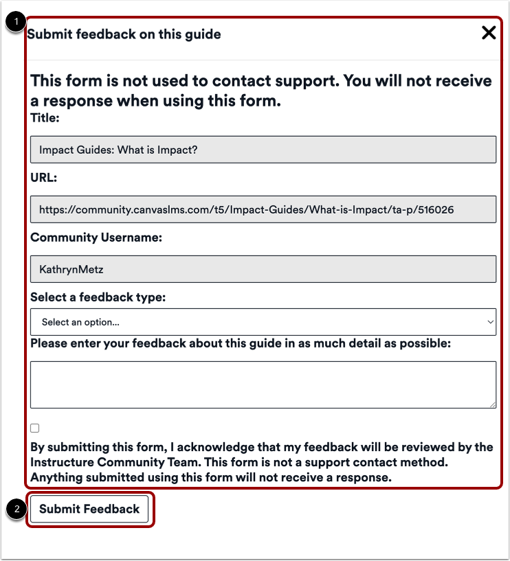 Submit Canvas Products Guide Feedback