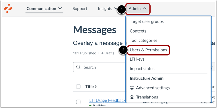 Open Users and Permissions