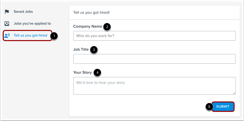 Tell Us You Got Hired