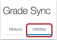 Open Grade Sync Settings