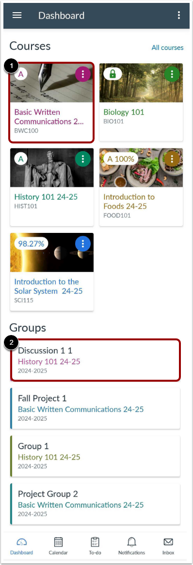 Open Course or Group