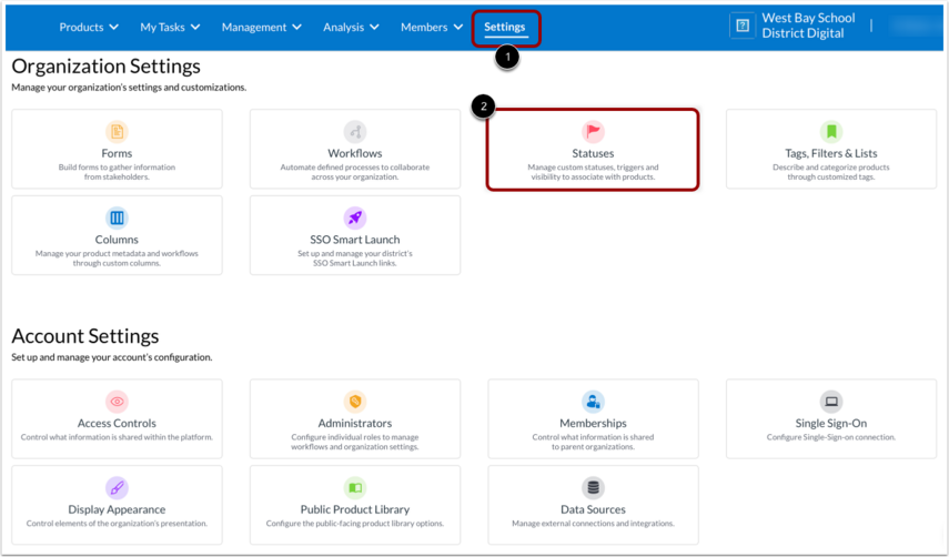 How do I edit system statuses and create custom statuses? - Instructure ...