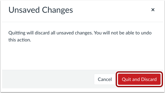 Discard Trimmed Media