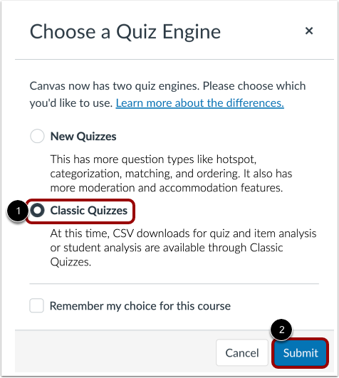 Select Quiz Engine