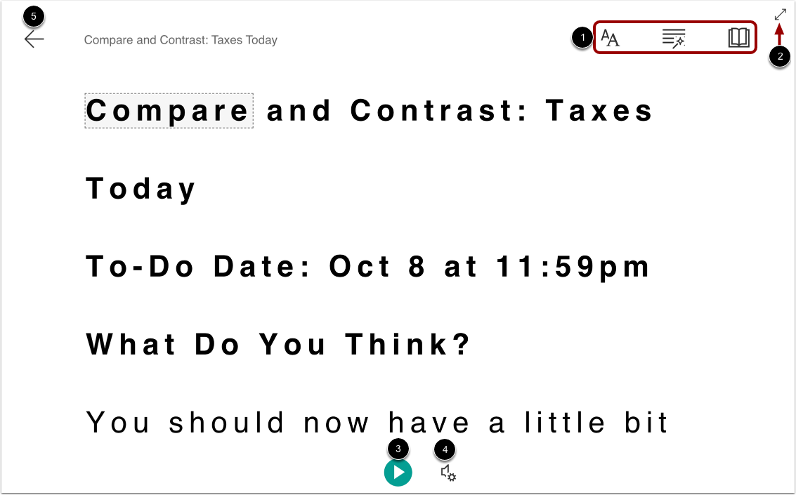 View Immersive Reader