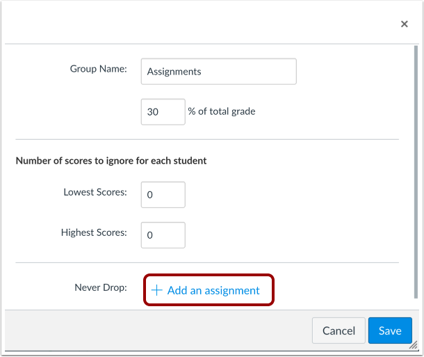 Never Drop Assignment