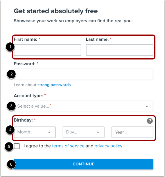 Enter Registration Details