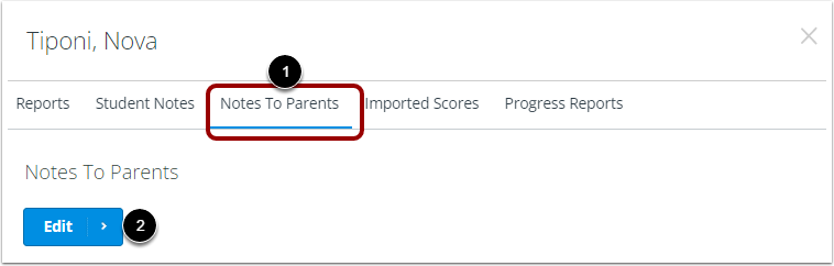 View Notes to Parents