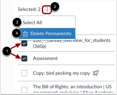 Manage Multiple media