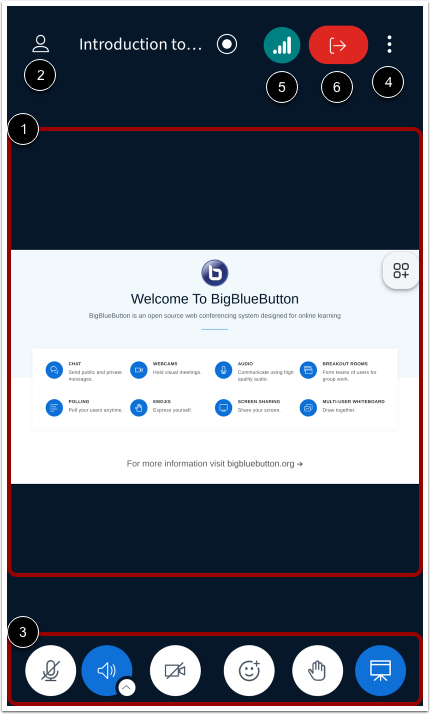 View Conferences Interface