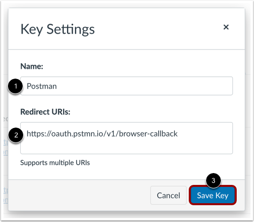 Create Studio Developer Key
